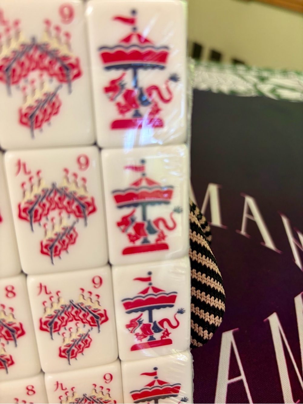 Paris Mahjong Tiles & Tile Bag 🀄️🇫🇷 - Picture 7 of 12